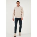 Buratti Streç Pamuklu Slim Fit Normal Bel Dar Paça Jeans Erkek Kot Pantolon 1124C45NAPOLI MAVİ