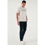 Buratti Streç Pamuklu Slim Fit Normal Bel Dar Paça Jeans Erkek Kot Pantolon 1124C47NAPOLI LACİVERT