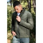 Buratti Su Itici Slim Fit Cepli Dik Yaka Şişme Mont Erkek Mont 649010 - Haki