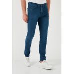 Buratti Yüksek Bel Slim Fit Jeans Erkek Kot Pantolon 6440305 - Koyu Mavi