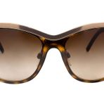 Burberry 3076-Q 1201/13 57 Unisex Kahve Çekik Çerçeve Güneş Gözlüğü