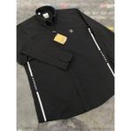 Burberry Beyaz Şeritli Gömlek - 02S-Siyah