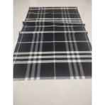 Burberry Ekose Şal Siyah Beyaz - Siyah - Beyaz - 70 X 240 CM