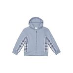 Burberry Pamuklu Fermuarlı Kapüşonlu Çocuk Sweat SWEAT 8047429 SHALE BLUE