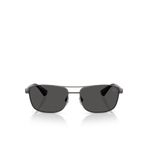 BURBERRY Unisex Metal Güneş Gözlüğü, 8056262458327, siyah, Unisex - yetişkin