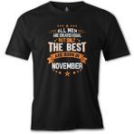 Burç Born in November Best Siyah Erkek T-Shirt