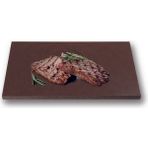 Burç Plastik Polietilen Kesme Tahtası 20X40X1 cm Kahverengi