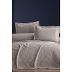 Burçak 2 Parça Tek Kişilik Pike Takımı 180X240 Cappucino - Cappuccino