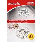 burçin 2li Plastik Lavabo , Mutfak ve Banyo Süzgeci