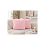 BURCIN HOME Pembe Kırlent Kılıfı İkili Set Dekoratif Modern Koltuk Kırlenti 45x45 / 50x50 / 40x40