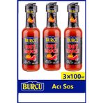 Burcu Acı Sos 100 ml x 3 Adet