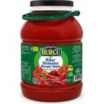 Burcu Biber Domates Karışık Salça 3200 gr (28 Brix) Pet - 3,2 kg
