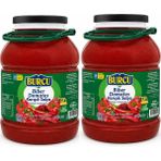 Burcu Biber Domates Karışık Salça 3200 gr (28 Brix) Pet x 2 Adet - 3,2 kg