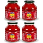 Burcu Ev Tipi Yüksek Kalite Acı Biber Salçası CamPet 3200 gr x 4 Adet - 3,2 kg