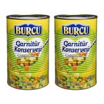 Burcu Garnitür Konservesi 4000 Gr x 2 Adet