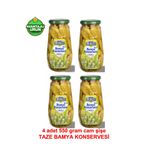 BURCU taze bamya konservesi 550 gramlık 4 adet