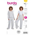 burdastyle Burda Kesim Deseni, 5853, Rahat Ev Giyimi Kendiniz Dikin [Kadın, Beden 34-44] Seviye 3 İleri Seviye için