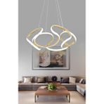 Burenze Ledli Modern Pagani Sarkıt Led Avize Eskitme Gold 45 Cm Büyük Boy