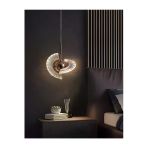 Burenze Luxury Modern Crystal Sarkıt Led Avize Gold Sarı