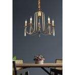 Burenze Luxury Modern Elegance Sarkıt Avize Eskitme 5'li Countess Avize BURENZE993 - Altın