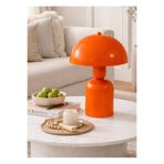 burenze Modern Burry Abajur Masa Lambası Metal Gövde Tasarım Ürün Orange Turuncu