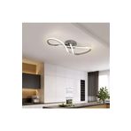 Burenze Modern Luxury Tasarım Plafonyer Led Avize Krom
