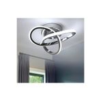 Burenze Modern Plafonyer Boomerang Led Avize Antre Hol Mutfak Oturma Odası Salon Avizesi Ledli Avize Krom