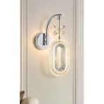 burenze Rachel Pilli Aplik Krom Kaplama Power Led Crystal