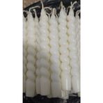 Burgu mum 3 Lü Set Vanilya kokulu 21 cm Beyaz - 1 Adet