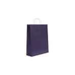 Burgu Saplı Karton Kraft Çanta 5'li - 18 x 8 x 24 cm