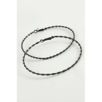 Burgulu Metal Halka Küpe 8-9-10 Cm