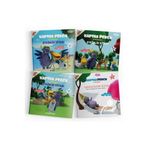 Burhan Yayınları Kaptan Pengu Ve Arkadaşları Etkinlik Kitapları (4-5-6-7+ Yaş 4 Kitap Set)