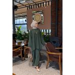 BURİSLA MODA VE AKSESUAR TESETTÜR ELİT İKİLİ TAKIM HAKİ