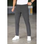 Bürke Erkek Antrasit Renk Italyan Kesim Slimfit Kumaş Pantolon - 30