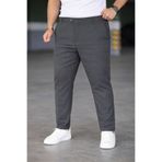 Bürke Erkek Antrasit Renk Kaliteli Battal Büyük Beden Kumaş Pantolon (100-135 kg battal beden 40-42-44)