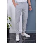 Bürke Erkek Gri Renk Italyan Kesim Slimfit Kumaş Pantolon - 30