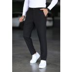 Bürke Erkek Siyah Renk italyan Kesim Slim Fit Kaliteli Kumaş Pantolon