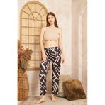 Burliva Kız çocuk baskılı pijama altı