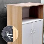 Büro Ev Bebek Güvenliği için 1ÇİFT Yapışkanlı Eşya Sabitleme Aparatı
