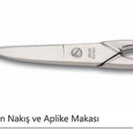 Büro Ev Hobi Atölyesi için 11,4CM Lıks Kalın Nakış Makası