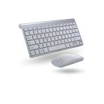 Büro Ev Ofis Bilgisayarı için Gri Wifi Kablosuz Klavye Mouse Seti