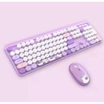 Büro Ev Ofis Bilgisayarı İçin Hbear Mor Trend Klavye Mouse Set