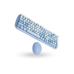 Büro Ev Ofis Bilgisayarı için Sevimli Stil Mavi Klavye Mouse Seti