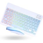 Büro Ev Ofis Bilgisayarı Için Yeşil Rgb Işıklı Klavye Mouse Seti - Renkli