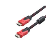 Büro Ev Ofis Cihazları için 30MT Siyah Kırmızı Hdmi Ekran Görüntü Aktarım Kablosu