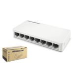 Büro Ev Ofis Cihazları için Beyaz 8PORT Gigabit Ethernet Switch Hub