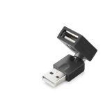 Büro Ev Ofis Cihazları için Siyah Mafsallı Usb To Usb F Dönüştürücü