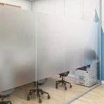 Büro Ev Ofis Dekoru için 60x500CM UV Engelleyici Buzlu Cam Filmi
