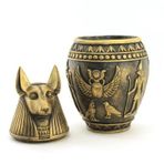 Büro Ev Ofis Dekoru için Anubis Tasarımlı Küp Biblo