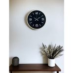 Büro Ev Ofis Duvar Saati için 36CM Krem Şık Dekor Mekanizma